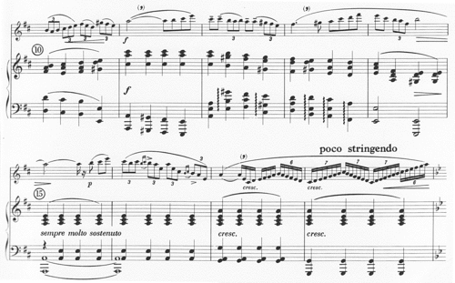 example from Chaminade concertino